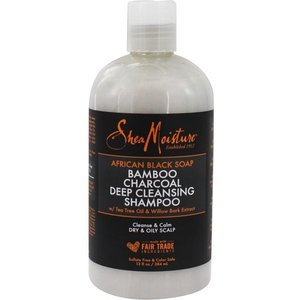 Shea Moisture Shea Moisture African Black Soap Bamboo Charcoal - Deep Cleansing Shampoo 384ml Shea Moisture Shea Moisture African Black Soap Bamboo Charcoal - Deep Cleansing Shampoo 384ml