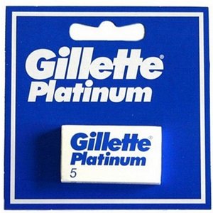 Gillette Gillette Platinum - Double Edges Razor 5 Stuks Gillette Gillette Platinum - Double Edges Razor 5 Stuks