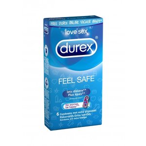 Durex Durex Feel Safe - Condoom 6 Stuks