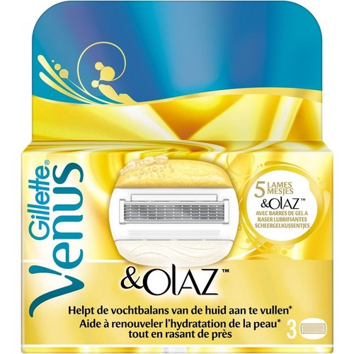 Gillette Gillette Venus & Olaz - 3 Scheermesjes Gillette Gillette Venus & Olaz - 3 Scheermesjes