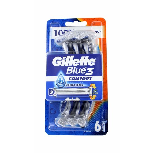 Gillette Gillette Blue 3 Comfort - Wegwerp Scheermesjes 6 Stuks