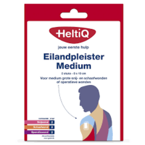 Heltiq Heltiq Medium 8x10 Cm - Eilandpleister 5 Stuks