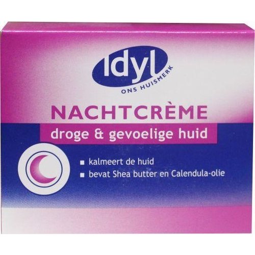 Idyl Idyl Droge & Gevoelige Huid - Nachtcreme 50ml