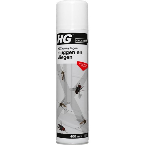 Hg Hg X - Spray Tegen Muggen En Vliegen 400ml