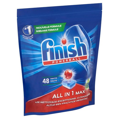 Finish Finish Vaatwastablet - All In 1 Max 48 tabletten Finish Finish Vaatwastablet - All In 1 Max 48 tabletten