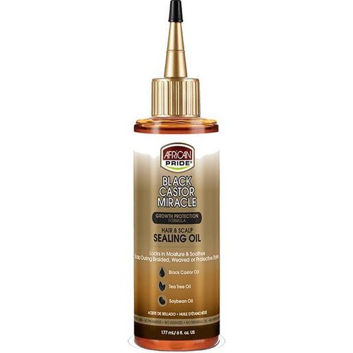 African Pride African Pride Black Castor Miracle - Hair & Scalp Sealing Oil 177ml