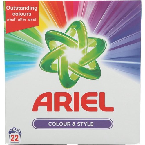Ariel Ariel Colour & Style - Wasmiddel 22 Wasbeurten 1430g Ariel Ariel Colour & Style - Wasmiddel 22 Wasbeurten 1430g