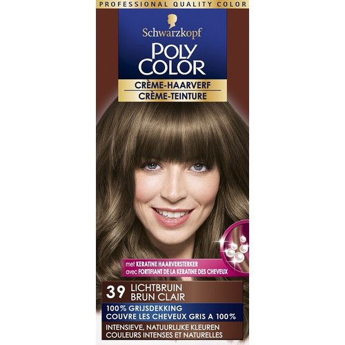 Poly Color Poly Color Haarverf - 39 Lichtbruin Poly Color Poly Color Haarverf - 39 Lichtbruin
