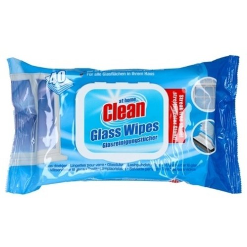 At Home At Home - Glass Wipes 40 Stuks