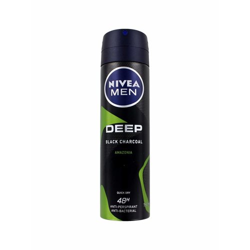 Nivea Nivea Men Deep Black Charcoal Amazonia - Deodorant Spray 150ml