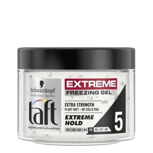 Taft Taft Extre Freezing Gel Extreme Hold 5 - Haargel 200ml Taft Taft Extre Freezing Gel Extreme Hold 5 - Haargel 200ml