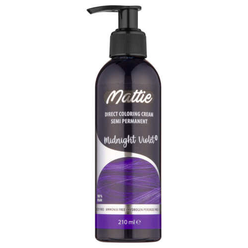 Mattie Professional Mattie Direct Coloring Cream Semi-Permanent - Midnight Violet 210ml Mattie Professional Mattie Direct Coloring Cream Semi-Permanent - Midnight Violet 210ml