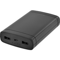 Luxcell - Powerbank Met 2 Poorten Zwart