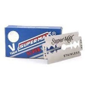 Supermax Supermax Ouderwetse Platte Mesjes - 10 Stuks