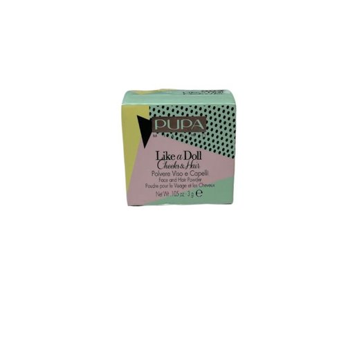 Pupa Pupa Milano Like A Doll Cheeks & Hair - Face And Hair Powder 002 3g