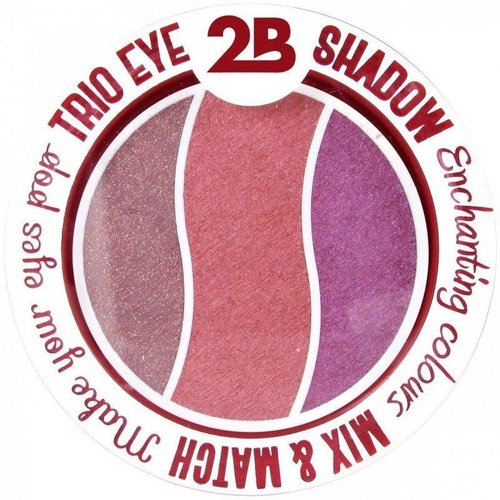 2B 2b Trio Eye Shadow Mix & Match Violet/Pink/Green - Oogschaduw 2,4g