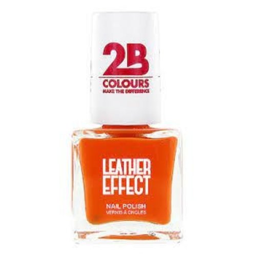 2B 2b Leather Effect Orange 616 - Nagellak 9,5ml