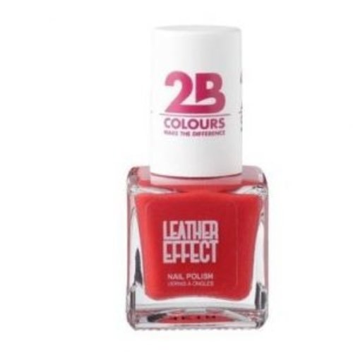 2B 2b Leather Effect Red 617 - Nagellak 9,5ml