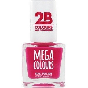 2B 2b Mega Colours Dark Pink 627 - Nagellak 9,5ml