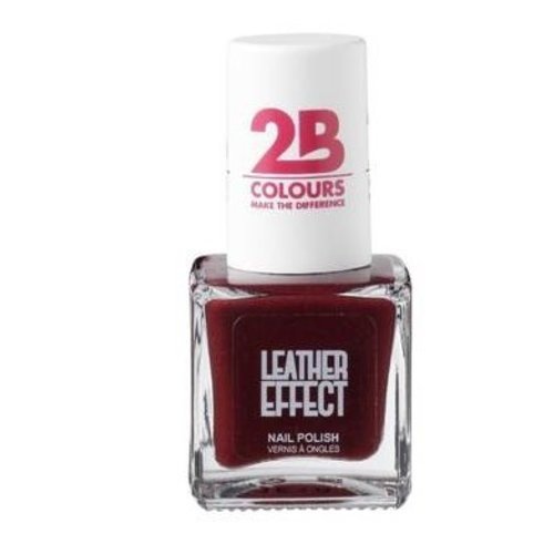 2B 2b Leather Effect Bordeaux 618 - Nagellak 9,5ml