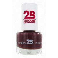 2b Mega Colours Dark Chocolate 033 - Nagellak 5,5ml