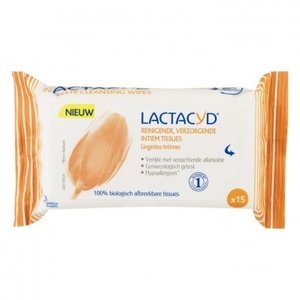 Lactacyd Lactacyd Intieme Doekjes 15st Lactacyd Lactacyd Intieme Doekjes 15st