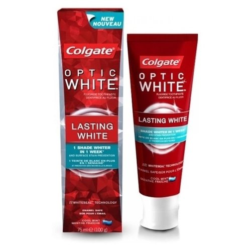 Colgate Colgate Toothpaste 75ml Optic White Lasting White Colgate Colgate Toothpaste 75ml Optic White Lasting White