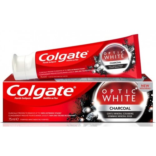 Colgate Colgate Toothpaste 75ml Optic White Charcoal Colgate Colgate Toothpaste 75ml Optic White Charcoal