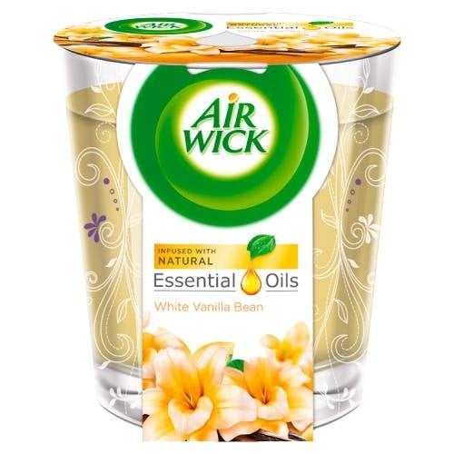 Airwick Airwick Candle 105gram White Vanilla Bean