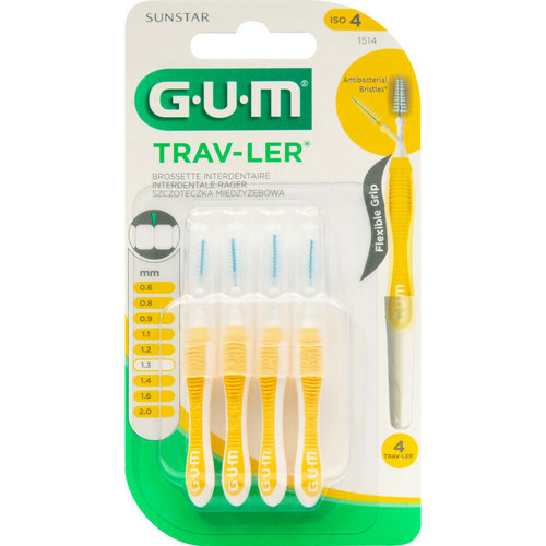 Gum Gum Ragers Trav-Ler Geel 1.3mm 1514 Gum Gum Ragers Trav-Ler Geel 1.3mm 1514