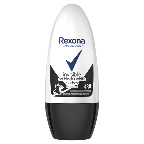 Rexona Rexona Roll On 50ml Invisible Black & White Fw Rexona Rexona Roll On 50ml Invisible Black & White Fw