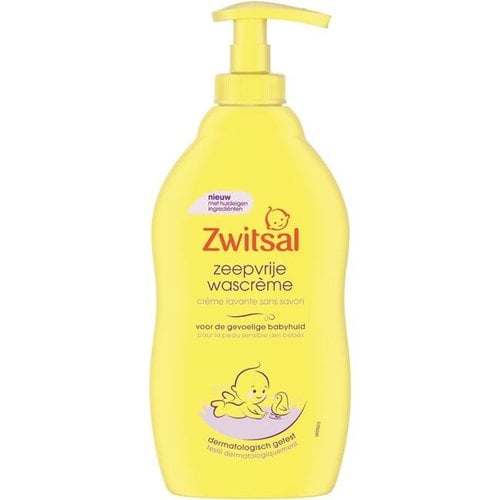 Zwitsal Zwitsal Wascrème 400ml Zeepvrij Zwitsal Zwitsal Wascrème 400ml Zeepvrij