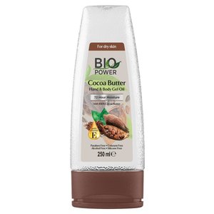Biopower Biopower VASELINE Gel Olie Cocoa Butter 250 ml
