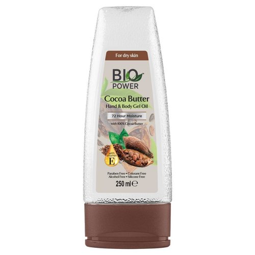 Biopower Biopower VASELINE Gel Olie Cocoa Butter 250 ml