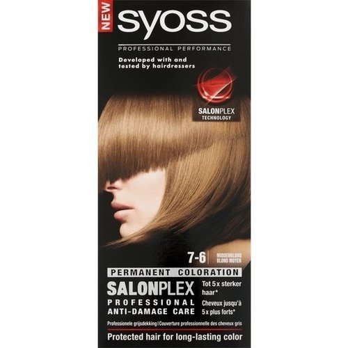Syoss Syoss Hair Color Salonplex - 7-6 Middenblond