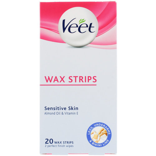 Veet Wax Strips 20 Pack Sensetive Legs & Body