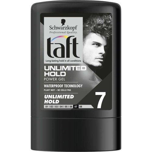 Schwarzkopf Schwarzkopf Taft Men Unlimited Hold Gel Nr7 Tube Waterproof