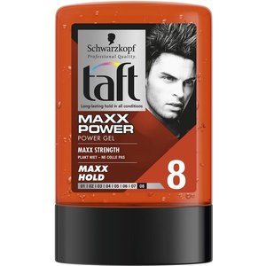 Schwarzkopf Schwarzkopf Taft Men Maxx Power Gel Nr8 Tube Maxx Strenght