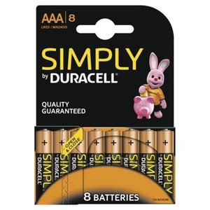DURACELL Duracell Aaa Simply 8Pack