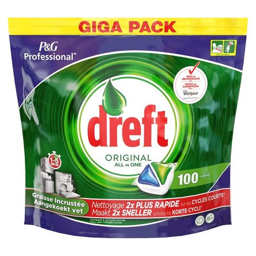 Dreft Dreft All-In-1 Tabs 100St Regular