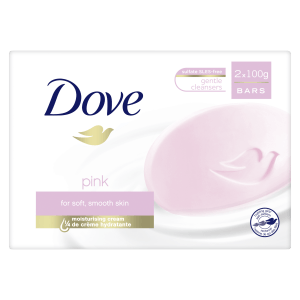 Dove Dove Bar 100Gr Twin Pack Pink