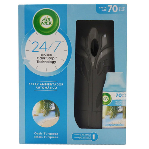 Airwick Fresh Matic 4Pack + Refill Turquoise Oasis (Bl) Airwick Fresh Matic 4Pack + Refill Turquoise Oasis (Bl)