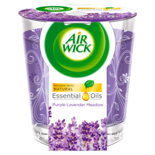 Airwick Airwick Candle 105Gram Essential Oils Purple Lavender Meadow