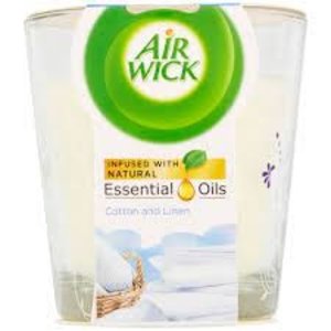 Airwick Airwick Candle 105Gram Essential Oils Cotton And Linen