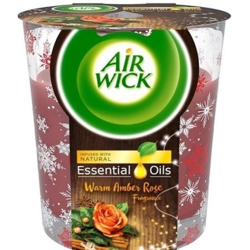 Airwick Airwick Candle 105Gram Amber Rose