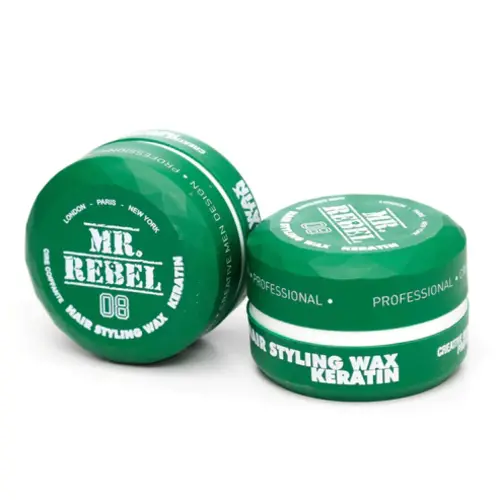 Mr. Rebel Mr.Rebel Styling Wax 08  Keratin  - Haarwax 150ml