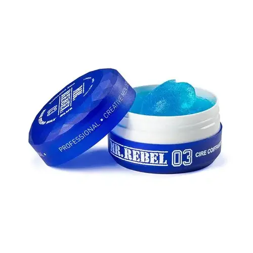 Mr. Rebel Mr. Rebel Wax 03 Blue - Haarwax 150ml