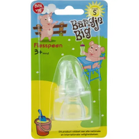 Bargje Big Silicone Flesspeen M 1 stuks