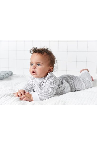 Feetje Pyjama - Wafel Grijs - maat 116