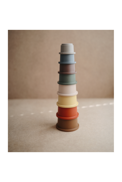 Mushie - Stacking cups retro